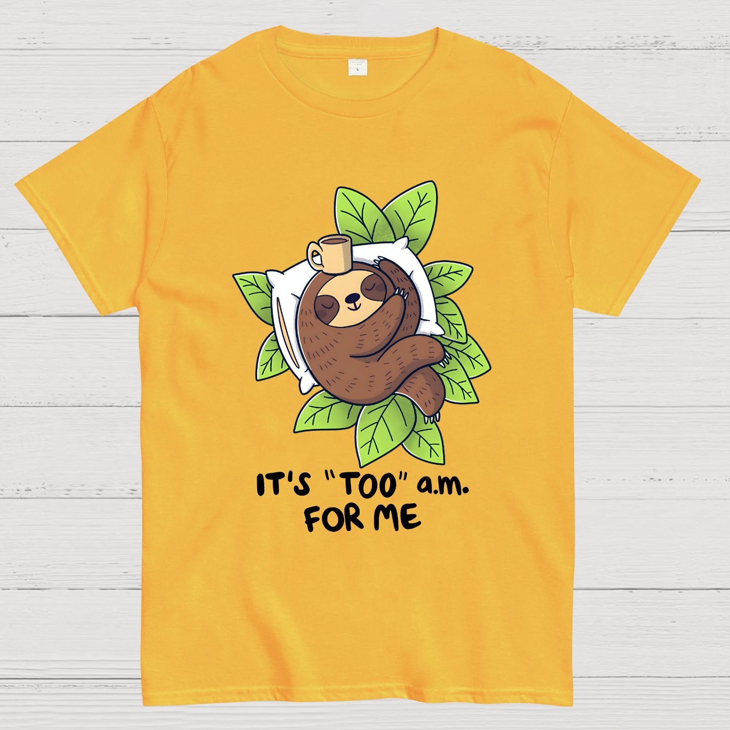 It's "Too" A.M. For Me Geek T-Shirt