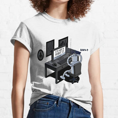Robot Problems Nerdy T-Shirt