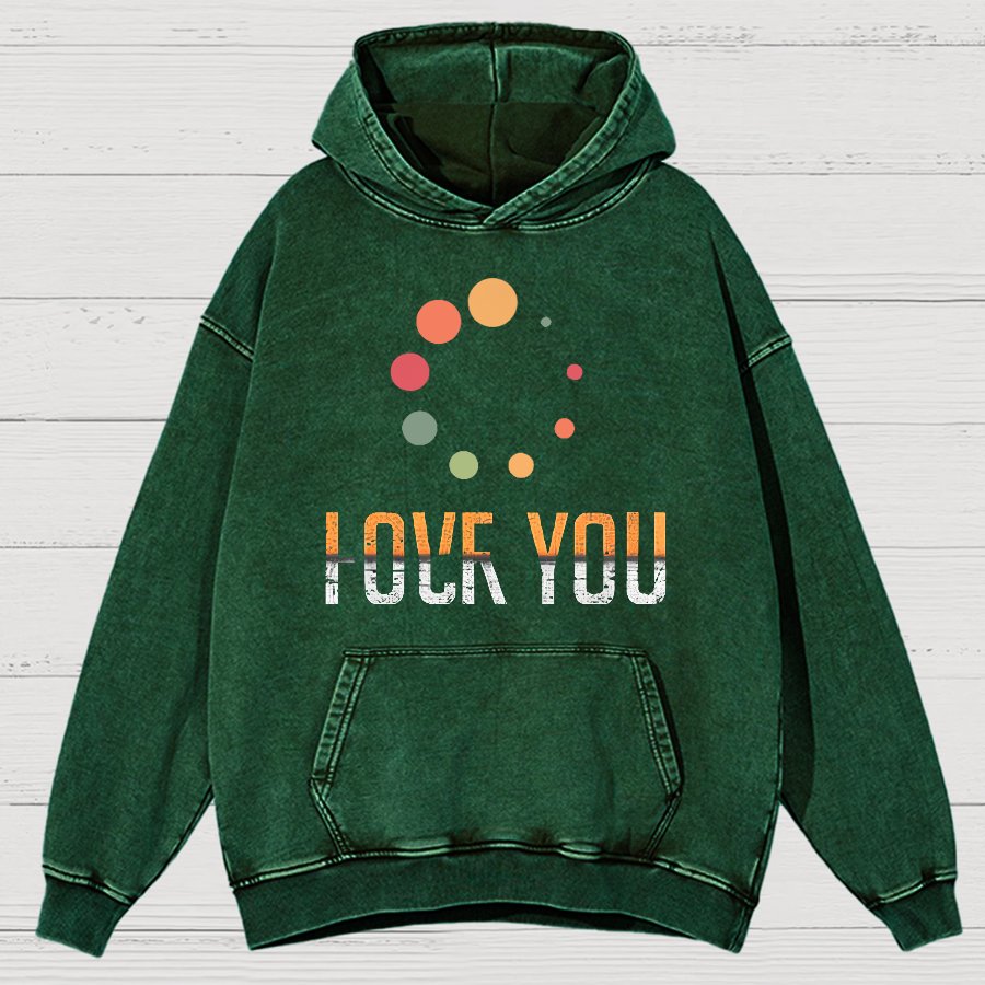 Complex Emotions Loading Vintage Distressed Hoodie