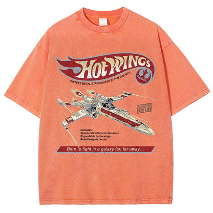 Hot Wings Vintage Distressed T-shirt