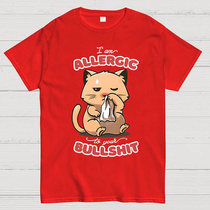 Allergic To Your Bullshit Geek T-Shirt