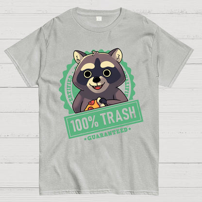 100% Cute Trash Panda Raccoon Seal Geek T-Shirt