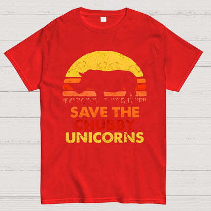 Save The Chubby Unicorns Geek T-Shirt