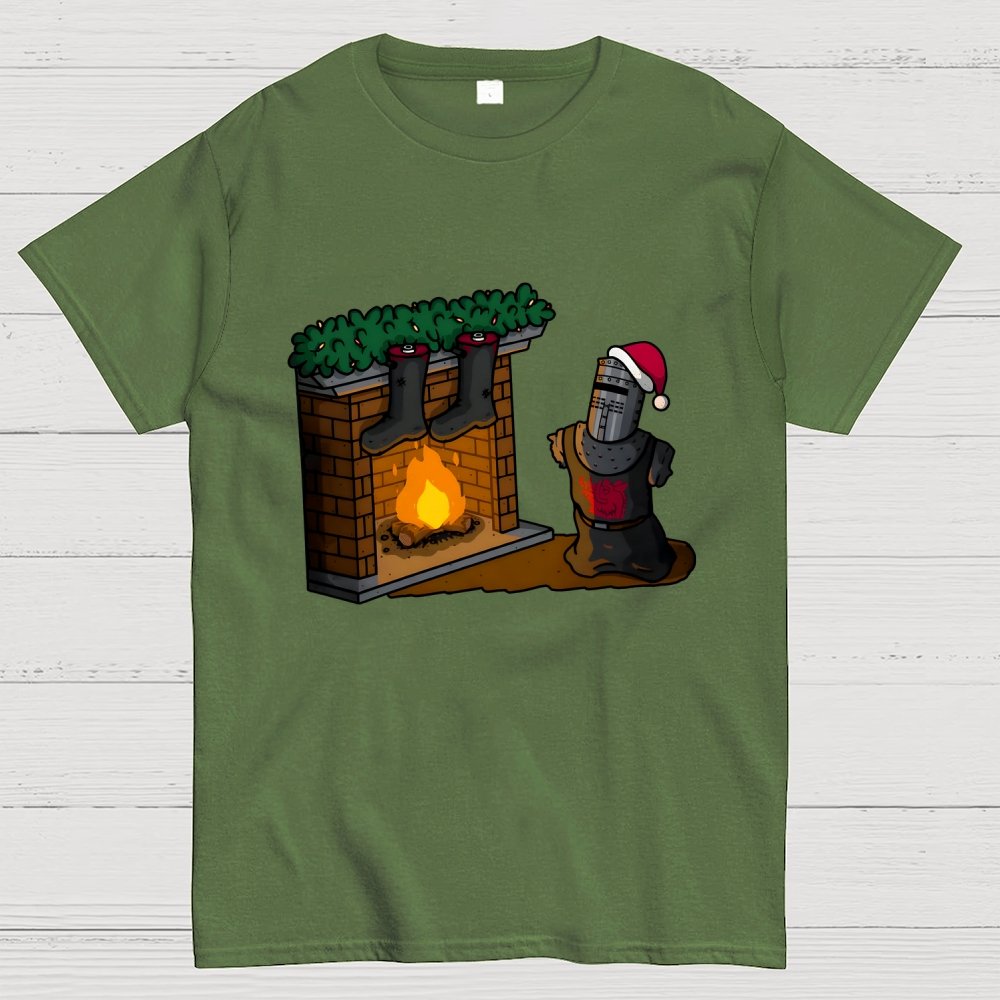 Black Knight Christmas Geek T-Shirt