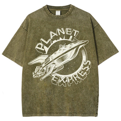 Cosmic Express Vintage Distressed T-shirt