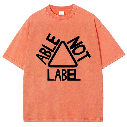 See the Able Not the Label Awareness Vintage Distressed T-shirt