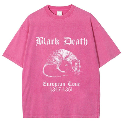 Black Death European Tour Vintage Distressed T-shirt