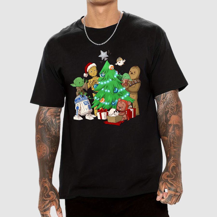 Christmas With Friends Geek T-Shirt