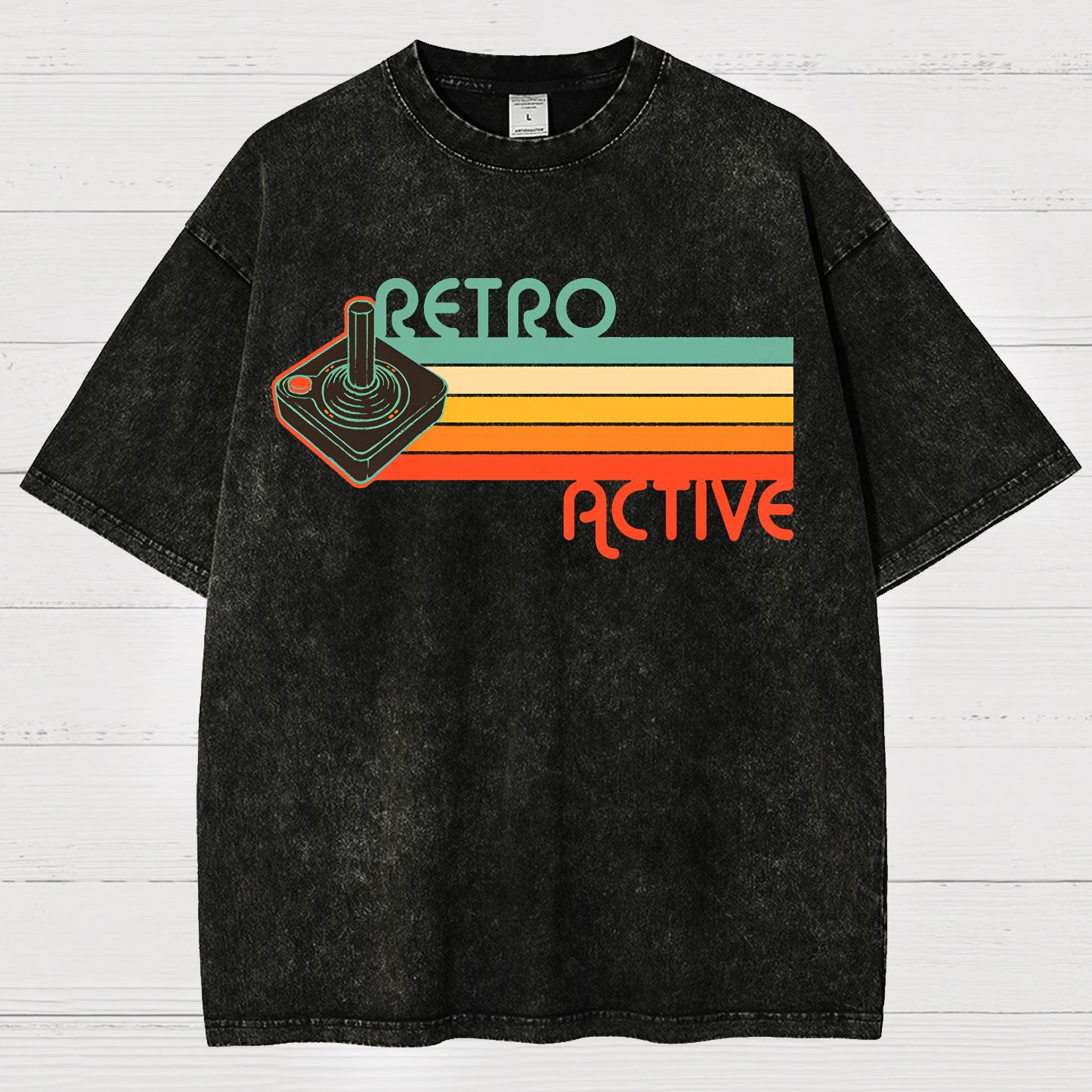 Retro Active Vintage Distressed T-shirt