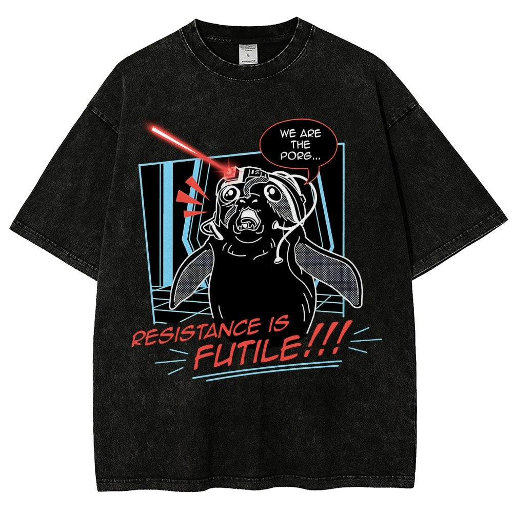 We Are Unstoppable Is Futile   Vintage Distressed T-shirt