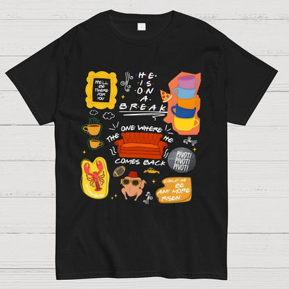 The one where he comes back Funny Easter Geek T-Shirt
