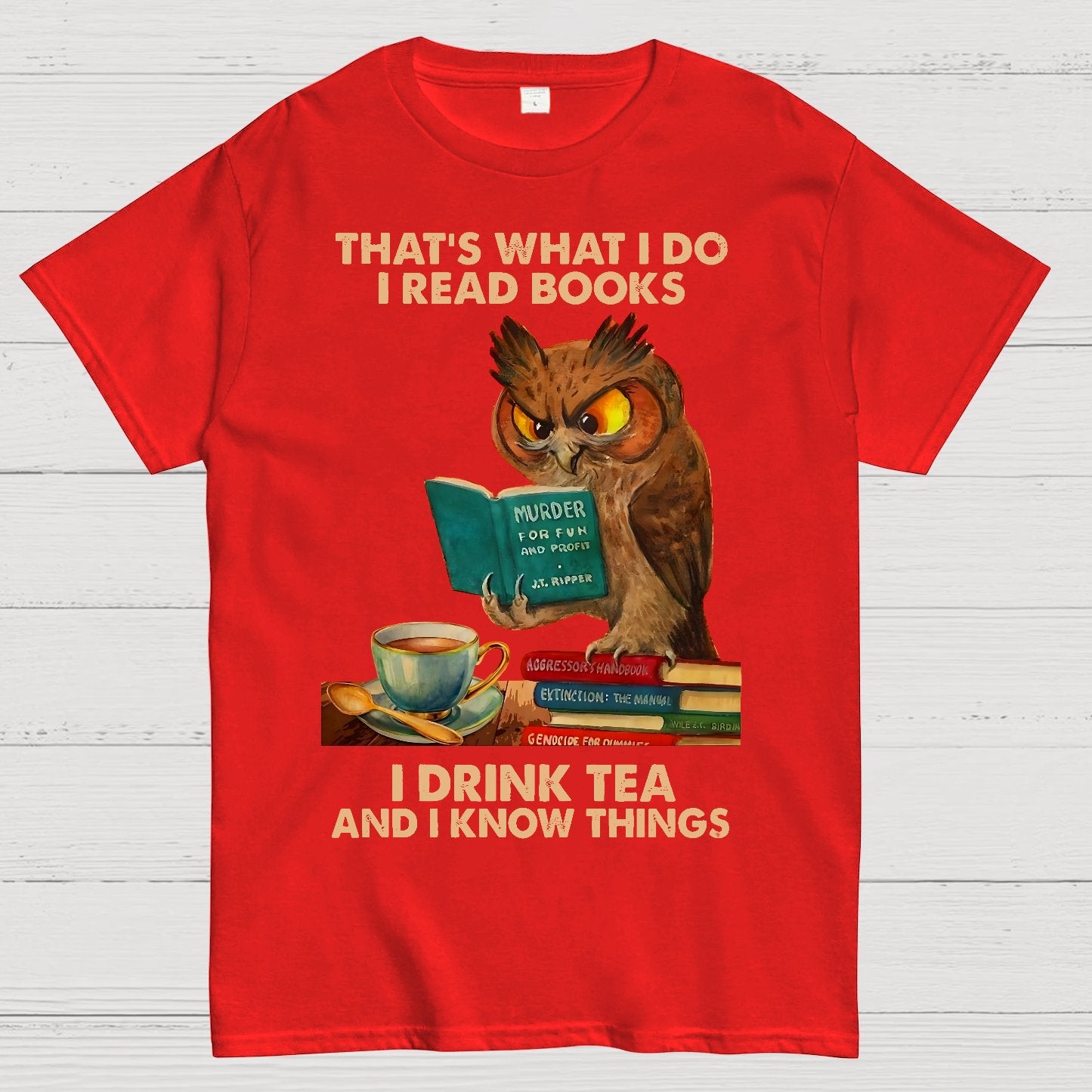 It's Not Hoarding If It's Books Geek T-Shirt