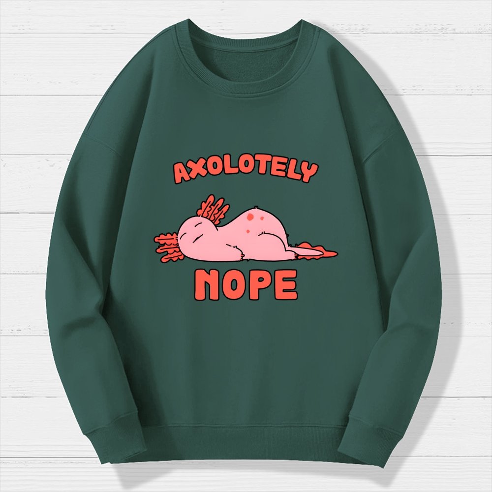 Axo Nope Geek Cotton Sweatshirt