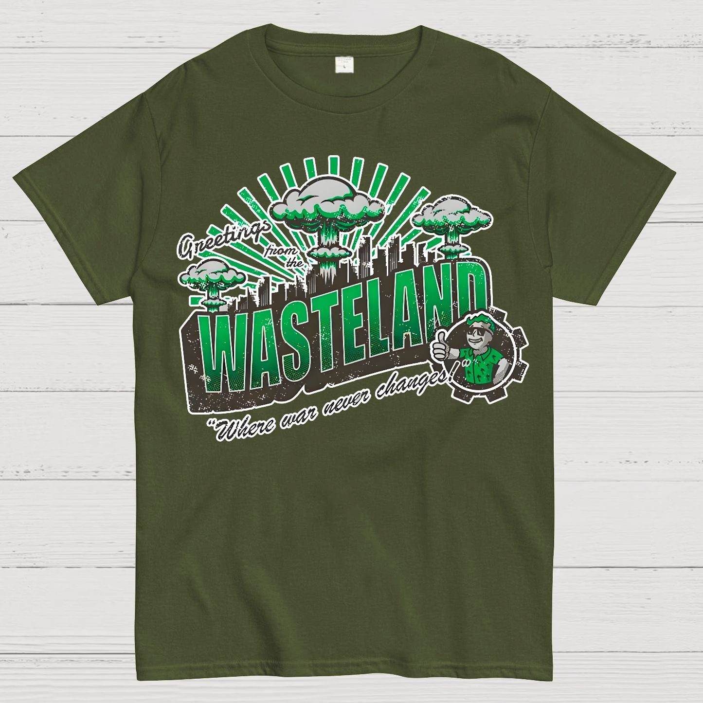 Greetings from the Wasteland! Geek T-Shirt