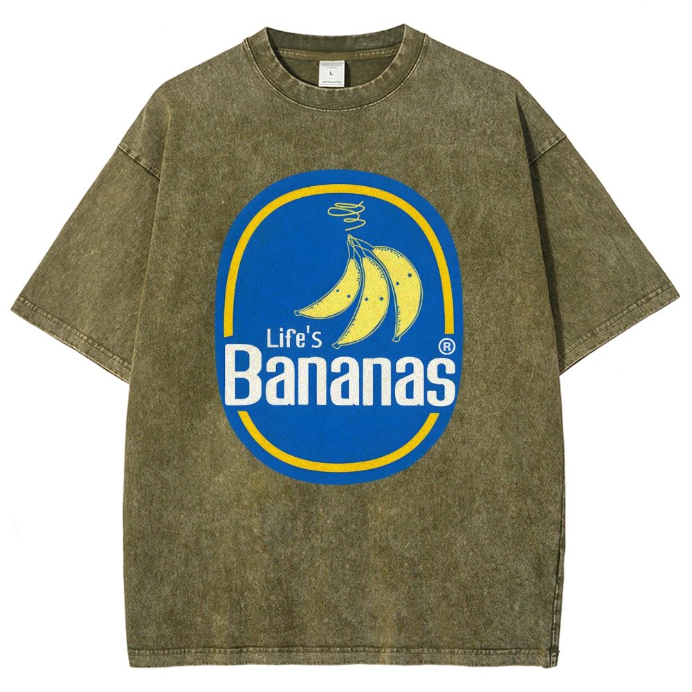 Life's Bananas Vintage Distressed T-shirt
