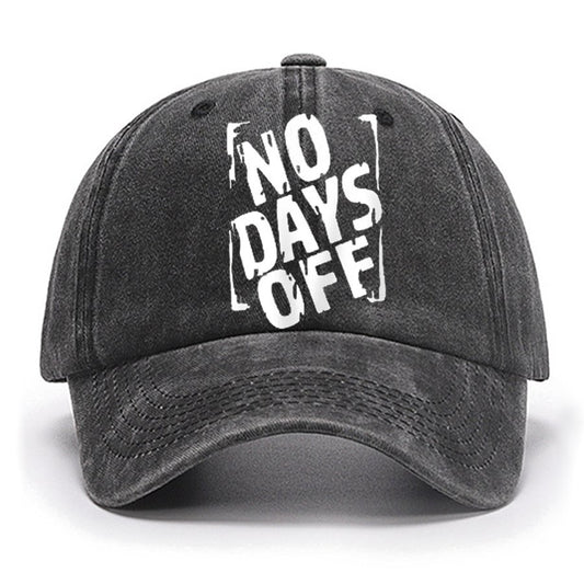 No Days Off Funny Cotton Hat