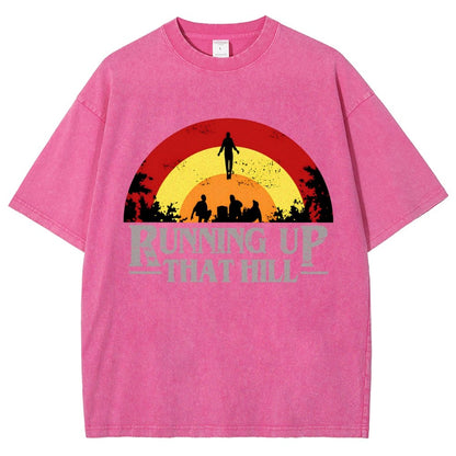 Running Up That Hill Vintage Distressed T-shirt