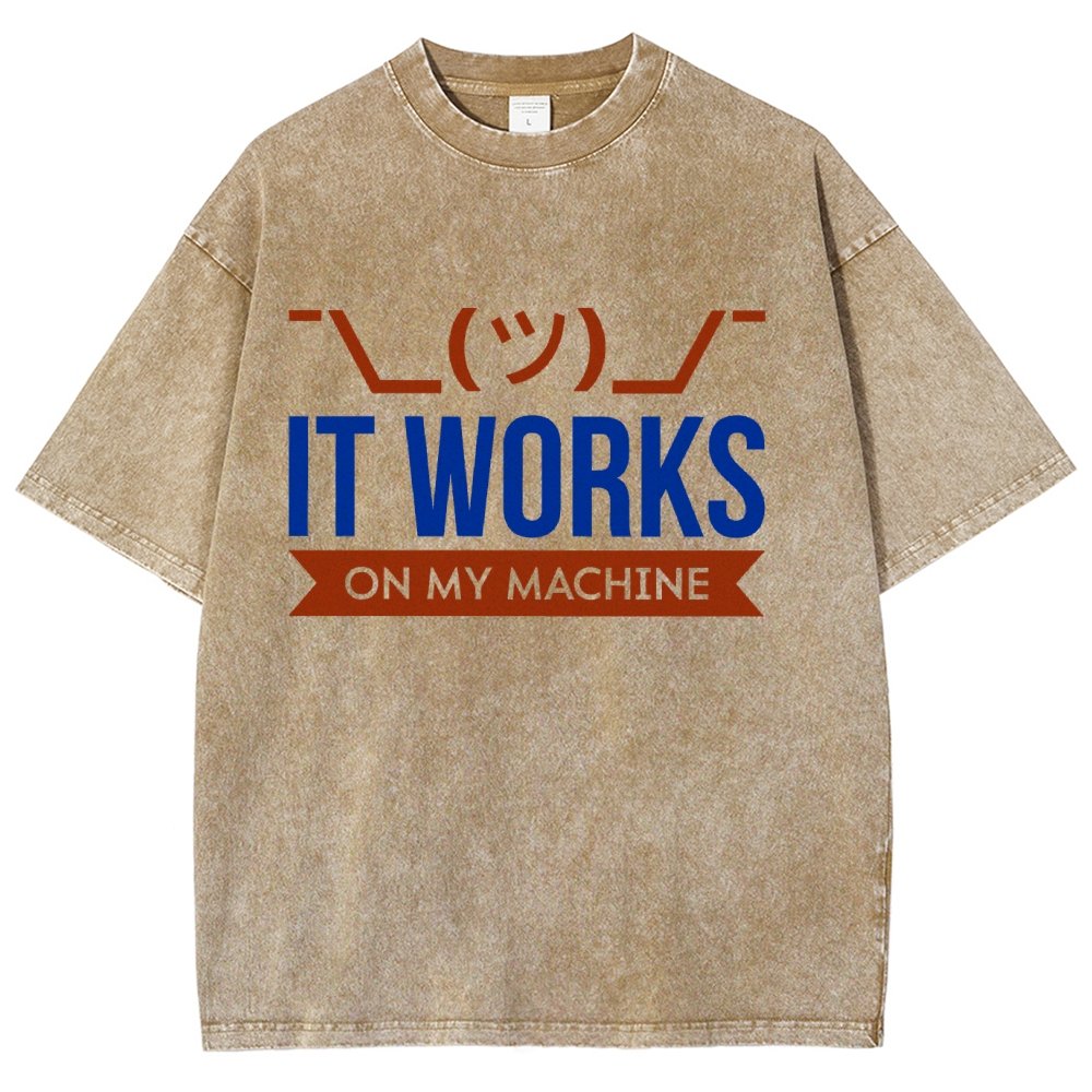 It Works On My Machine Vintage Distressed T-shirt