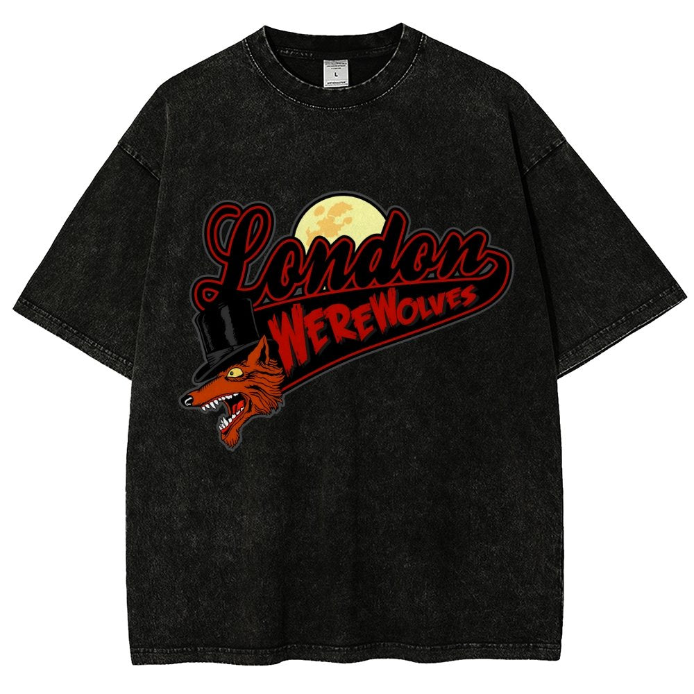 London Wolves Essential Vintage Distressed T-shirt