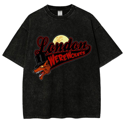 London Wolves Essential Vintage Distressed T-shirt