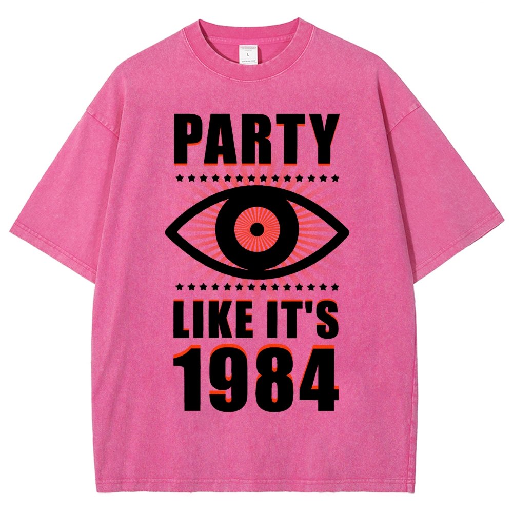 Big Brother is Watching You Party Vintage Distressed T-shirt