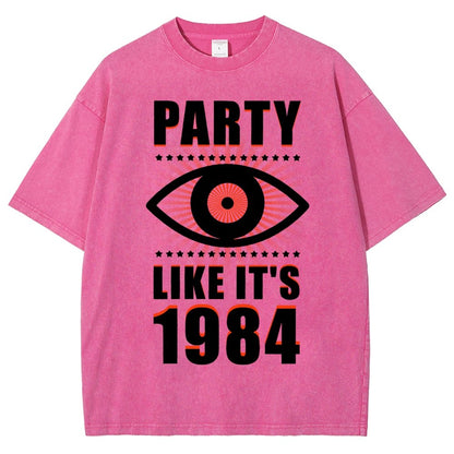 Big Brother is Watching You Party Vintage Distressed T-shirt