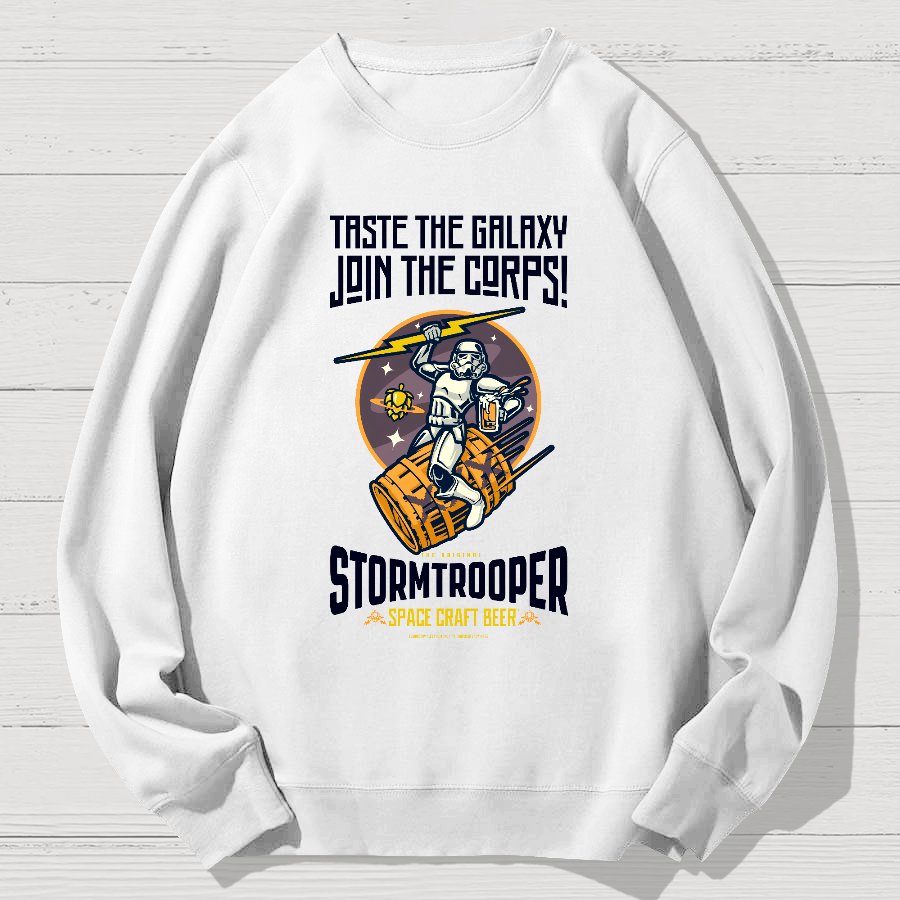 Taste The Galaxy Geek Cotton Sweatshirt