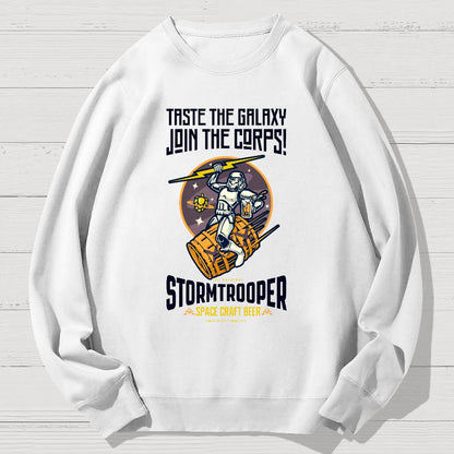 Taste The Galaxy Geek Cotton Sweatshirt