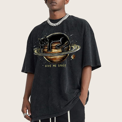 Give me space Vintage Distressed T-shirt