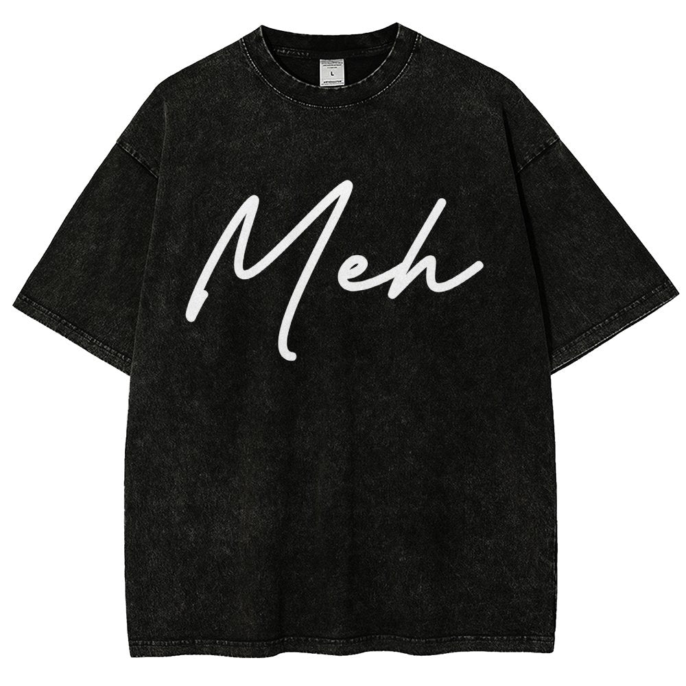 Meh Vintage Distressed T-shirt