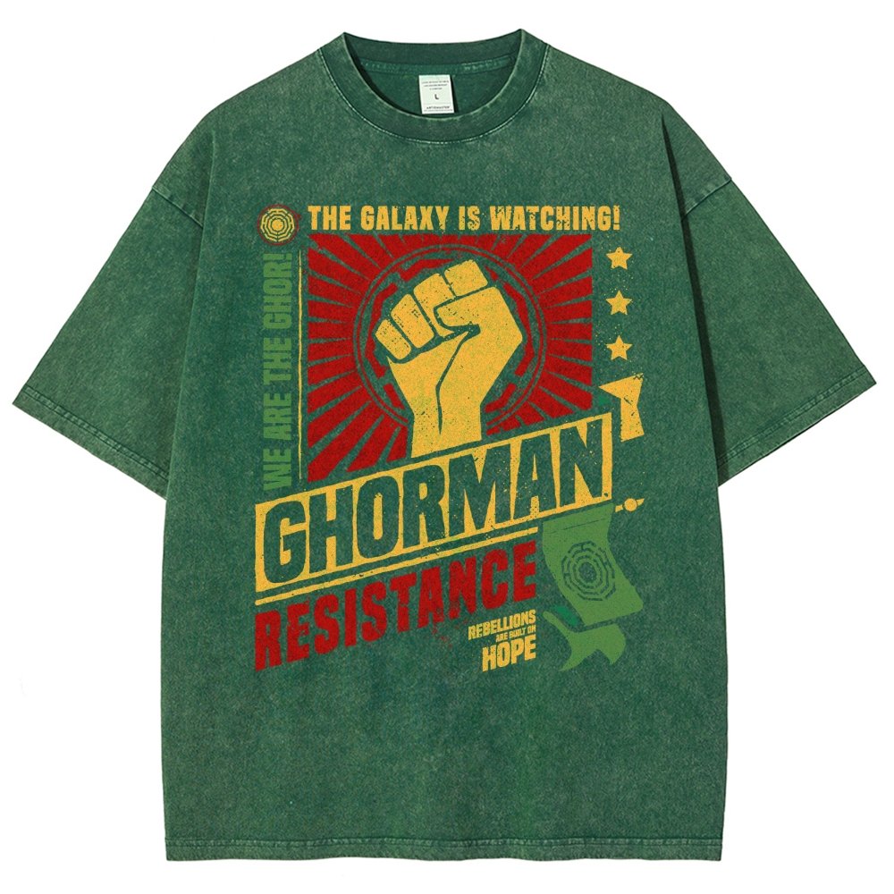 Galactic Resistance Vintage Distressed T-shirt