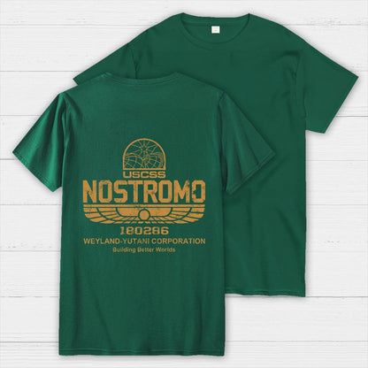 Mystery Ship Front And Back Printing Geek T-Shirt