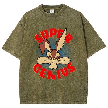 Super Genius Vintage Distressed T-shirt