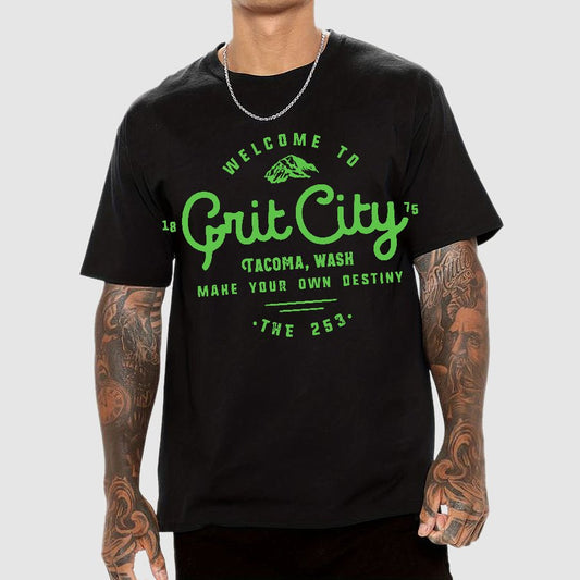 Grit City Tacoma Washington Geek T-Shirt