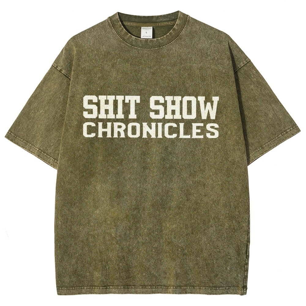Shit Show Chronicles Vintage Distressed T-shirt