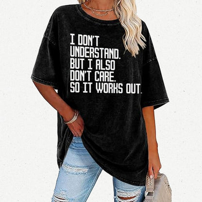 I Don't Understand Vintage Distressed T-shirt