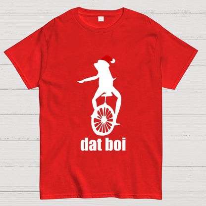 Christmas Here Comes Dat Boi Waddup Meme Geek T-Shirt