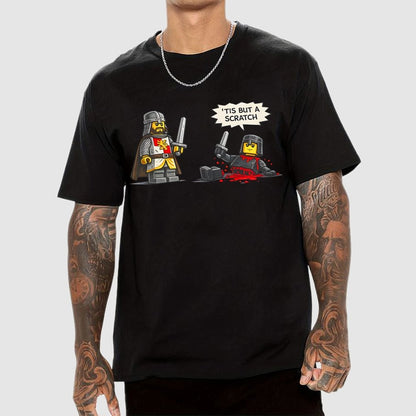 Tis But a Scratch  Fantasy Warrior Parody  Dark Humor Geek T-Shirt