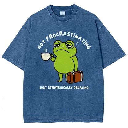 Not Procrastinating Vintage Distressed T-shirt