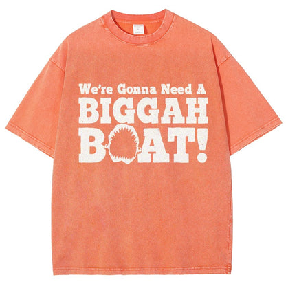 We're Gonna Need A Bigger Boat！Vintage Distressed T-shirt