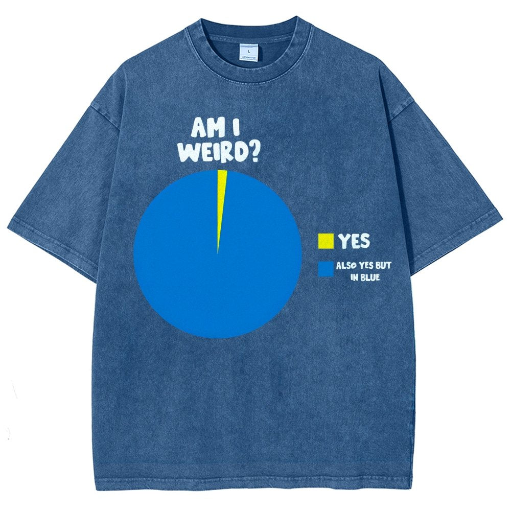Yes But In Blue Vintage Distressed T-shirt