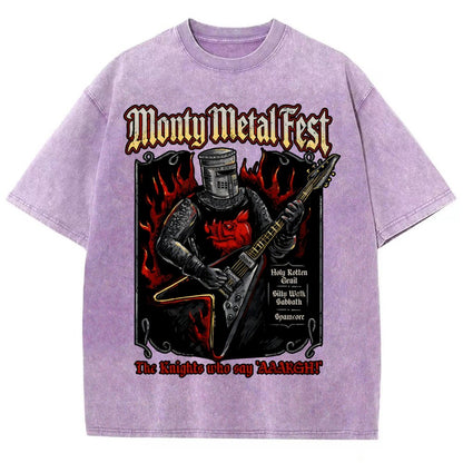 Monty Metal Fest Vintage Distressed T-shirt