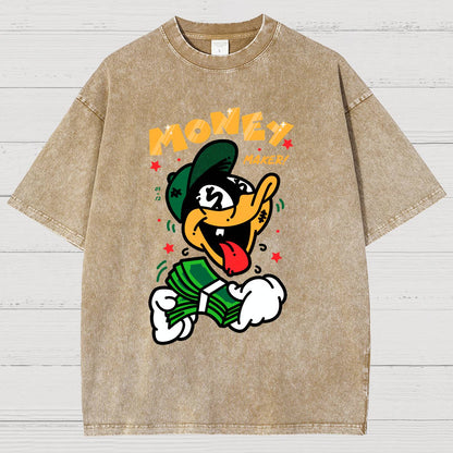 Money Maker！Vintage Distressed T-shirt