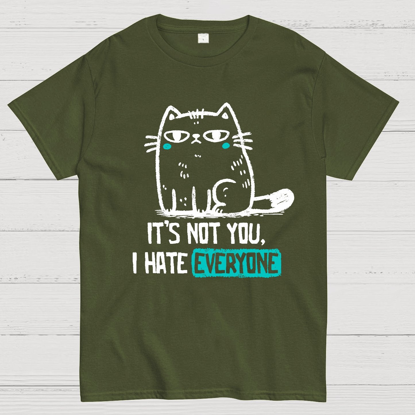 Its Not You I Hate Everyone Geek T-Shirt