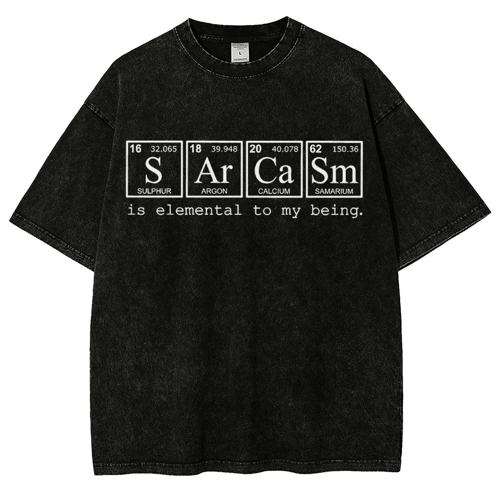 Periodic SArCaSm Vintage Distressed T-shirt