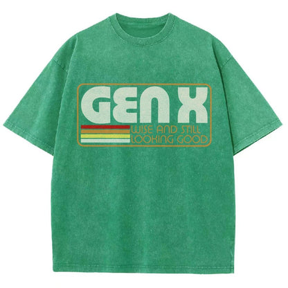 Gen X Vintage Quote Vintage Distressed T-shirt