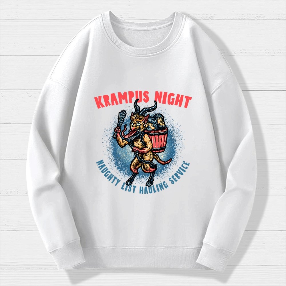 Krampus Night Geek Cotton Sweatshirt