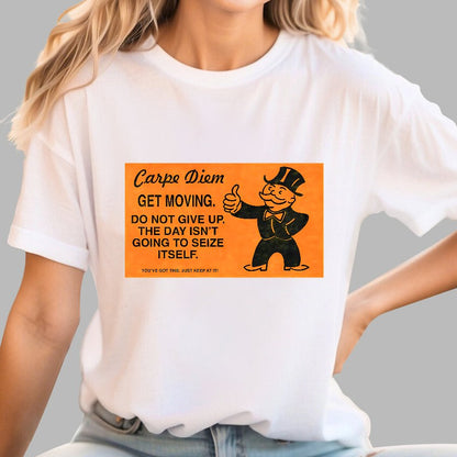 Carpe Diem Card Geek T-Shirt