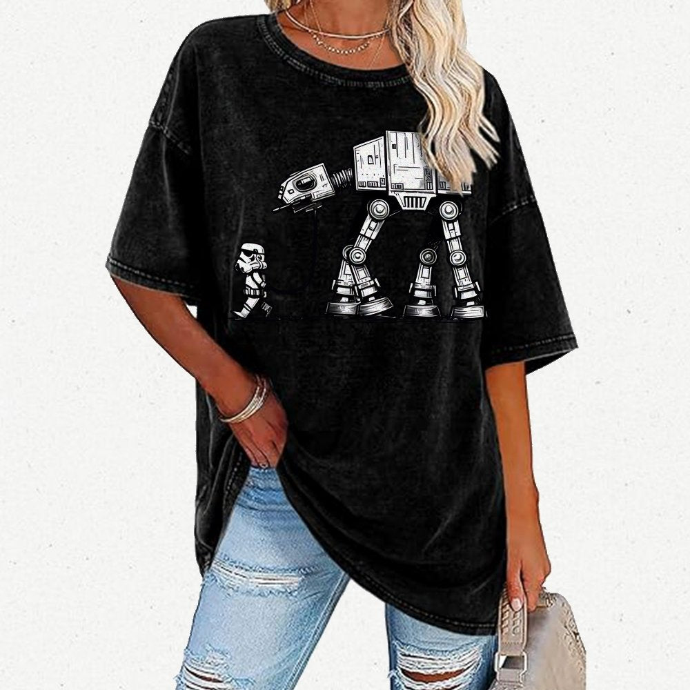 Empire Robot Dog - Galactic Skirmishes Vintage Distressed T-shirt
