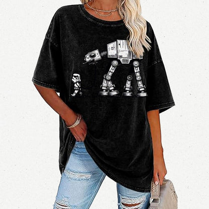 Empire Robot Dog - Galactic Skirmishes Vintage Distressed T-shirt